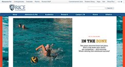 Desktop Screenshot of cwis.rice.edu