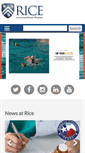 Mobile Screenshot of cwis.rice.edu
