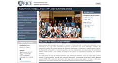Desktop Screenshot of caam.rice.edu