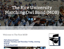 Tablet Screenshot of mob.rice.edu