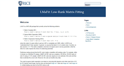 Desktop Screenshot of lmafit.blogs.rice.edu