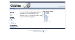 Desktop Screenshot of classifieds.rice.edu