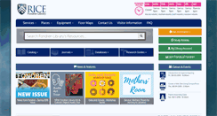 Desktop Screenshot of m.library.rice.edu
