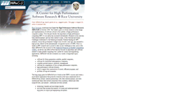 Desktop Screenshot of hipersoft.rice.edu