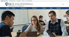 Desktop Screenshot of engineering.rice.edu