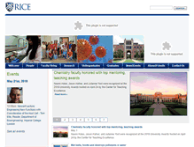 Tablet Screenshot of chem.rice.edu