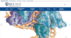 Desktop Screenshot of bioengineering.rice.edu
