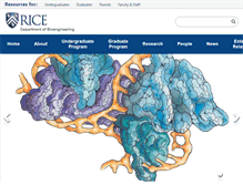 Tablet Screenshot of bioengineering.rice.edu
