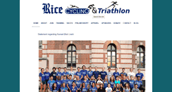 Desktop Screenshot of cycling.rice.edu