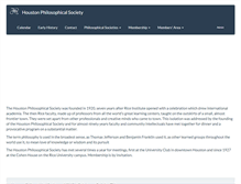 Tablet Screenshot of hps.rice.edu