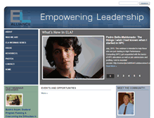Tablet Screenshot of empoweringleadership.rice.edu