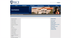 Desktop Screenshot of gradresearch.rice.edu