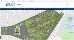 Desktop Screenshot of parking.rice.edu