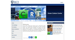 Desktop Screenshot of greencarbon.rice.edu