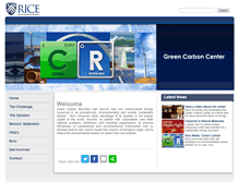 Tablet Screenshot of greencarbon.rice.edu