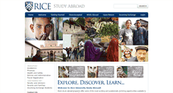 Desktop Screenshot of abroad.rice.edu