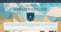 Desktop Screenshot of hanszen.rice.edu