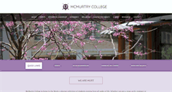 Desktop Screenshot of mcmurtry.rice.edu