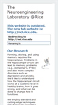 Mobile Screenshot of neuroengineeringlab.rice.edu
