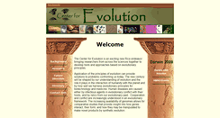 Desktop Screenshot of evolution.rice.edu