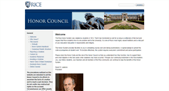 Desktop Screenshot of honor.rice.edu