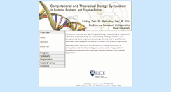 Desktop Screenshot of ctbs.rice.edu