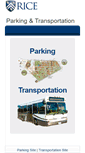 Mobile Screenshot of park-trans.rice.edu