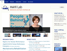 Tablet Screenshot of mahilab.rice.edu