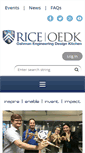 Mobile Screenshot of oedk.rice.edu