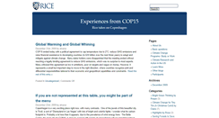 Desktop Screenshot of cop15.blogs.rice.edu